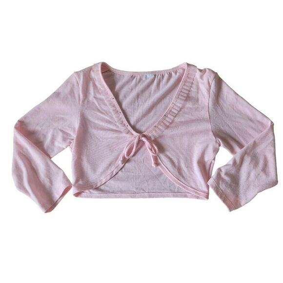 Capezio Pink Ballet Cardigan - Picture 1 of 6